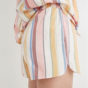 Madewell Rainbow Striped boxer shorts